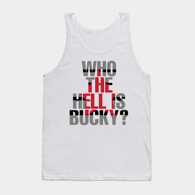 Who The Hell Is Bucky? Tank Top by Whitelaw Comics